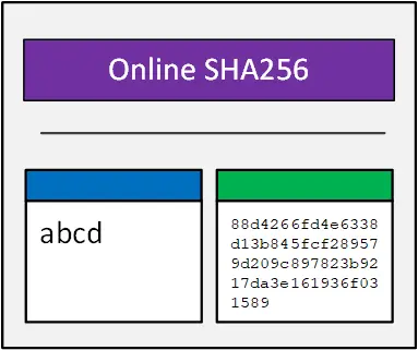 sha256 calculator page mockup