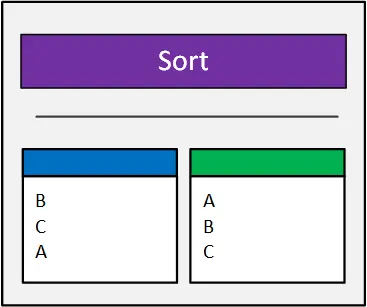 line sorter window mockup